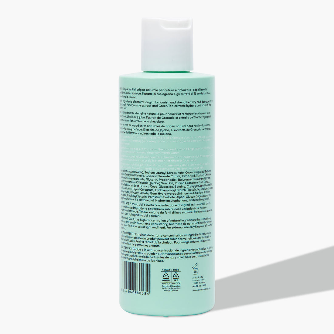 Igredients - Gentle shampoo with Jojoba Oil - Stay Strong, My hair | Syster