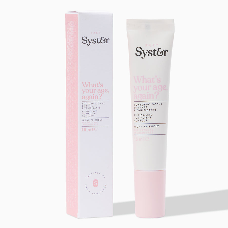 Lifting eye contour gel cream - What's your age again? | Syster packaging